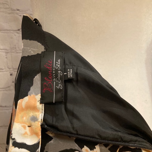 "Prom-Formal-Ball" Floral Print Floor-Length Mermaid Skirt size 1 - Picture 7 of 16